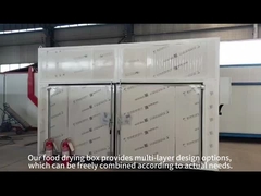 Horno de secado a temperatura para frutas, verduras y flores mediante calefacción eléctrica