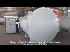 Proceso de secado de la madera Máquina de secado al vacío de la madera de alta frecuencia Hf