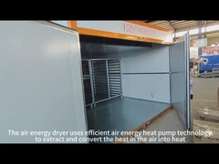 Máquina de secado de secadores de alimentos con aire caliente y fuente de calor personalizable