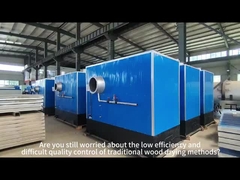 Equipo de secado de paletas de madera de la industria pesada