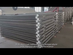 Radiador de refrigeración de aceite de placas de barras de aluminio soldado personalizable para máquina de secado de madera