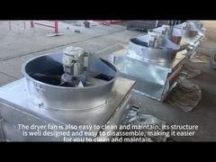 Ventilador de horno de secado de madera profesional para una gran capacidad de madera y secado rápido