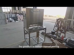 Pelador de patata de herradura de acero inoxidable de grado comercial totalmente automático y duradero