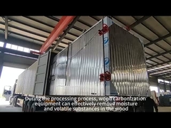 Capacidad personalizable horno de tratamiento térmico de madera de alta temperatura operación inteligente