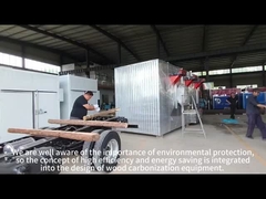 Equipo de producción de transformación profunda de madera totalmente automático de 2000 kg de capacidad