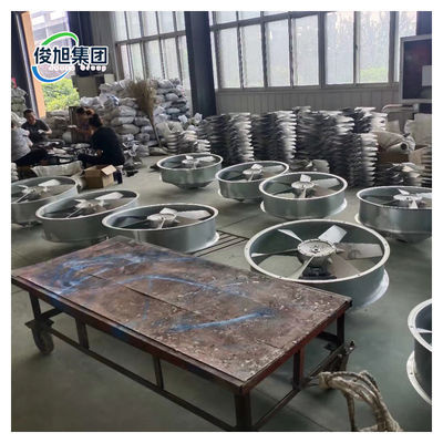 Ventilador de escape resistente a altas temperaturas de la industria pesada con material de cuchilla