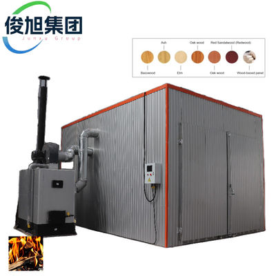 Construcción industrial personalizada Horno de secado de madera Control de temperatura de zonas múltiples Apoyo OEM